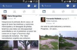 Redes sociales al rojo vivo, con reclamos al Municipio