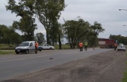 Operativo policial de control vehicular en Ruta 188