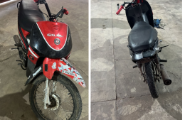 Durante un procedimiento, se retuvo una moto robada