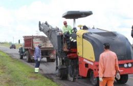 Se reanudó el bacheo en la Ruta 31