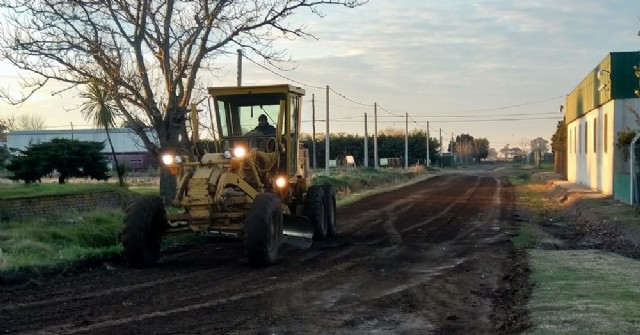 Intervención en las calles de Barrio Industrial