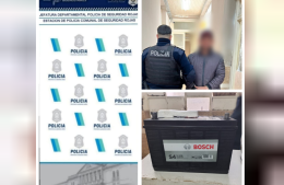 Hurtó una batería y fue detenido