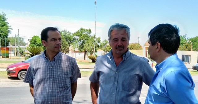 Las autoridades municipales se refirieron a las obras de reasfaltado recientemente ejecutadas