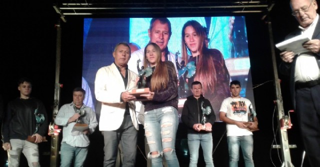 Los ganadores en la Fiesta del Deporte