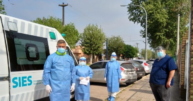 Despliegue en Rojas: Hisopados en geriátricos y actividad del Plan Detectar