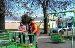 La Escuela Especial 501 comienza a concretar proyectos en la Plaza de las Banderas