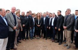 Claudio Rossi participó con Macri y Vidal de un acto en la Autopista Pilar–Pergamino