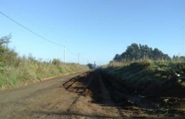 La Municipalidad realizó tareas de mantenimiento en el camino al basural