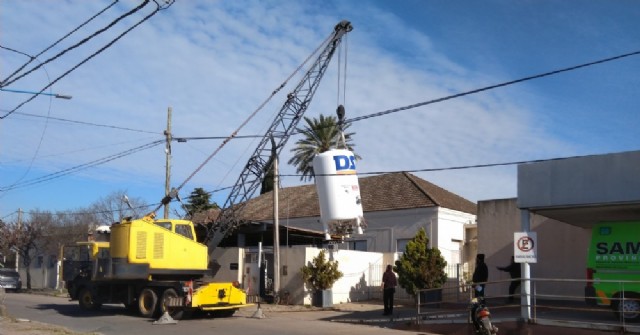 Hospital: Recambio del tanque que provee el servicio de oxígeno