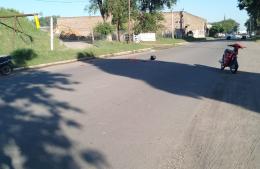 Colisionaron dos motos: conducían dos menores