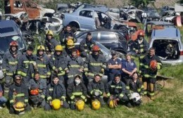 Bomberos rojenses se capacitaron en General Arenales