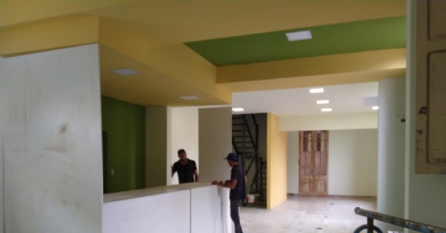 Obras en el edificio municipal: Avanzan las refacciones del área de recaudación