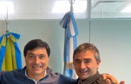 Pablo Ansaloni felicitó a Luis Biorlegui por su precandidatura