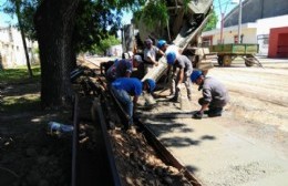 Avanza la obra de ensanche de la Avenida Pellegrini en Barrio Progreso