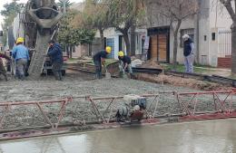 Completan la pavimentación en Avenida Diego Trillo