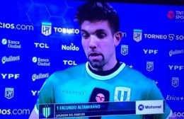 El rojense Facundo Altamirano, figura del partido