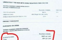 Pobladores de Villa Alicia, con glifosato en orina