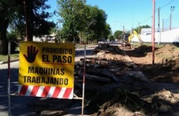 Retoman obra en Avenida Carlos Pellegrini