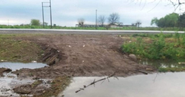 Reclamos vecinales luego de la lluvia caída en la madrugada