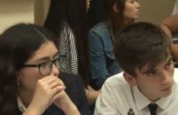Alumnos de Rojas participaron de la cumbre provincial en el Senado bonaerense