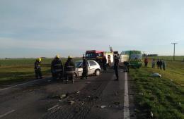 Chocan dos vehículos en Ruta 188