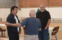 Fernando Espinoza llegó a Ramallo y recorre el distrito junto al intendente Mauro Poletti