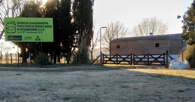 Comienza a funcionar en Rojas un Centro de Acopio Transitorio de envases de agroquímicos