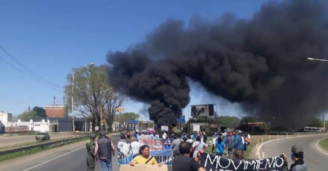 Pergamino: Protestas con corte de ruta por reclamo habitacional