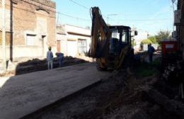 Cordón cuneta y reasfaltado de seis calles céntricas