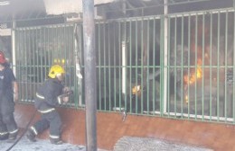 Incendio en almacén-verdulería de Avenida Tormey