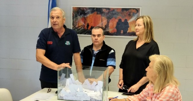 Sorteo mensual de la rifa de los Bomberos Voluntarios