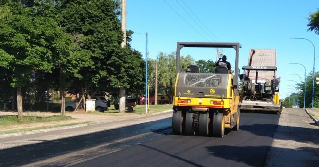 Arrancó el reasfaltado de la Avenida Fuerte Federación