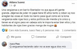 Falta de agua: siguen los reclamos en barrio Libertador