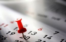 Así quedó el calendario, tras la eliminación de los feriados puente