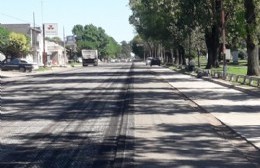 Comenzó la repavimentación de la Avenida San Martín entre Tres de Febrero e Italia