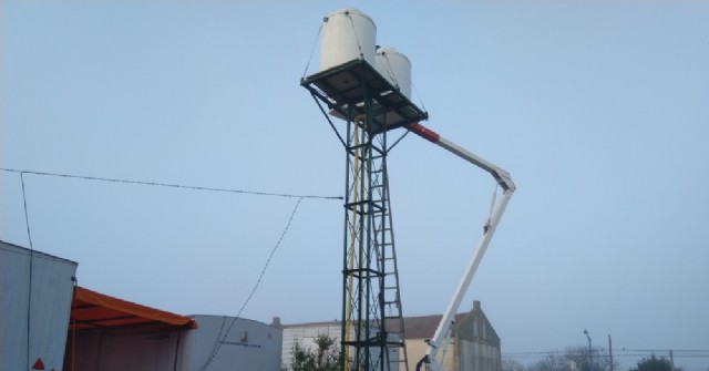 El Municipio continúa la ejecución de obras en el patio del Hospital