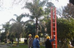 Instalaron luminarias donadas por Monsanto en el Parque General Alvear