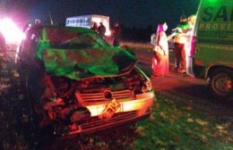Accidente en Ruta 31: un matrimonio con heridas leves