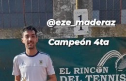 Tenis: Ezequiel Maderaz ganó la fecha de cuarta categoría