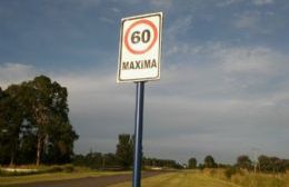 Nadie respeta las velocidades permitidas en la Ruta 45