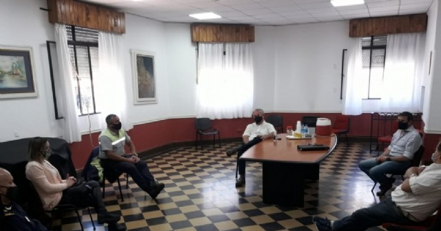 Reunión del intendente con el área de Seguridad municipal para definir refuerzos de controles