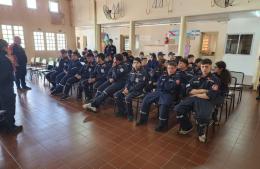 Carabelas fue sede del Encuentro de Cadetes de Bomberos de la región