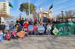 Se presentaron los participantes del concurso de barriletes para celebrar el Día del Cooperativismo