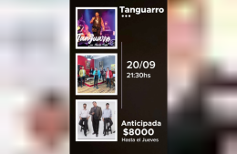 Tanguarro se presenta en el Centro Español