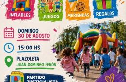 El Partido Justicialista de Rojas realizará un festejo por el Día del Niño