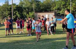Rugby infantil en el Centro Cultural Santa Rita