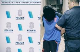 Accidente y detención en Ruta 45
