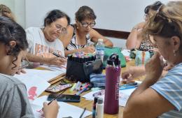 Arrancó el taller municipal de dibujo y pintura para adultos