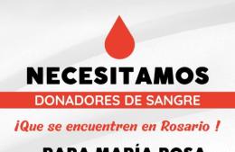 Se necesitan dadores de sangre para Rosa Barceló