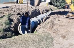 Culminó la instalación de nuevas tuberías de desagüe en las calles Tormey y Holmberg